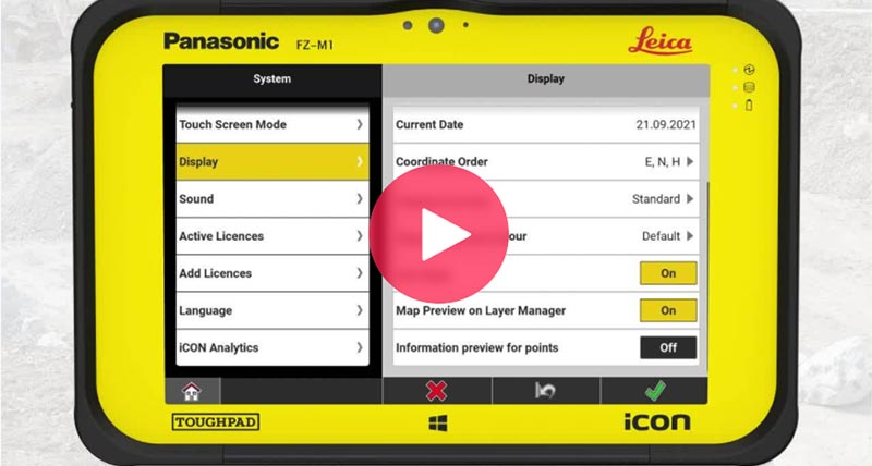Leica iCON site software